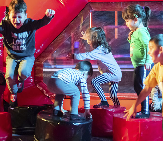 castillo hinchable en jumping barcelona